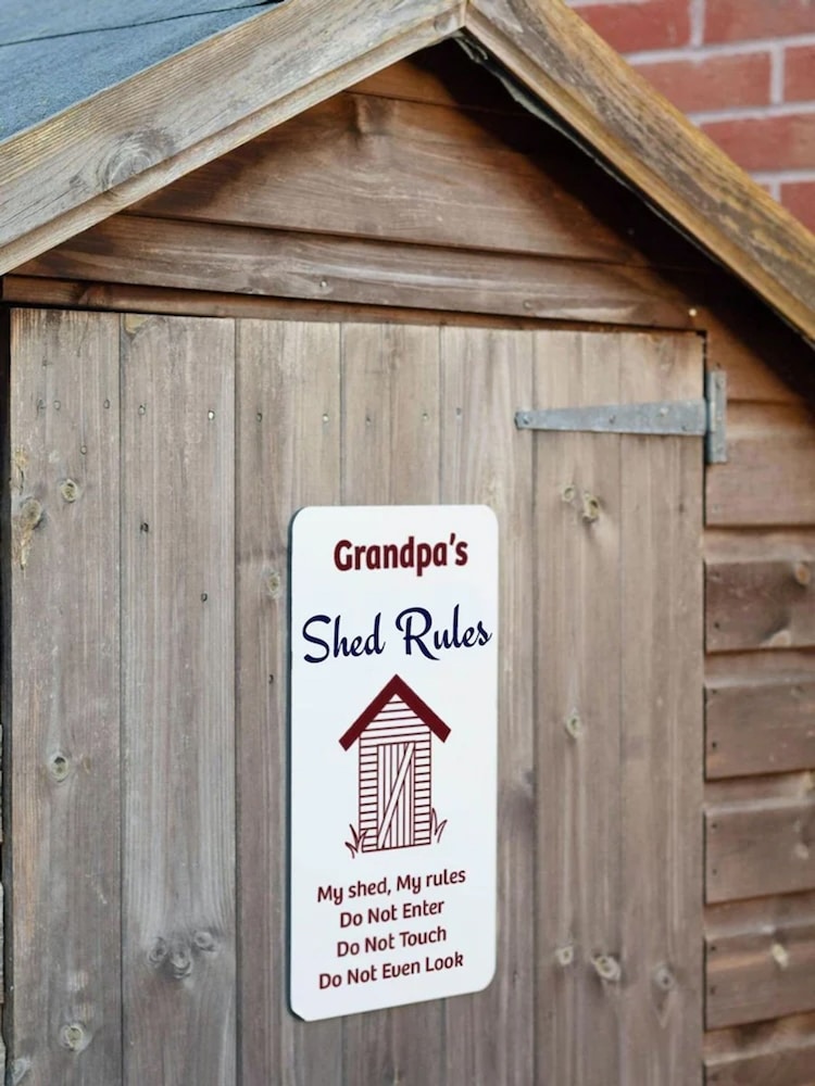 Personalised White Shed Sign by Jonnys Sister - Image 4 of 4