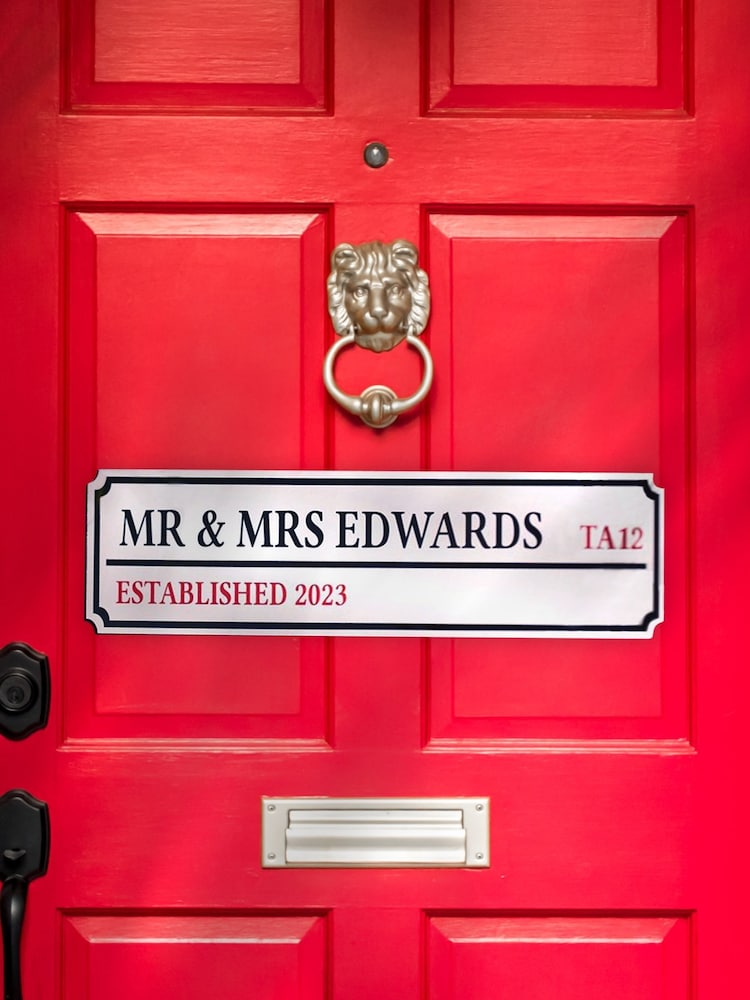 Personalised Couple’s Street Sign by Jonnys Sister - Image 2 of 4