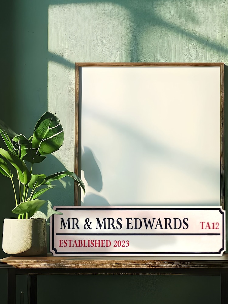 Personalised Couple’s Street Sign by Jonnys Sister - Image 4 of 4