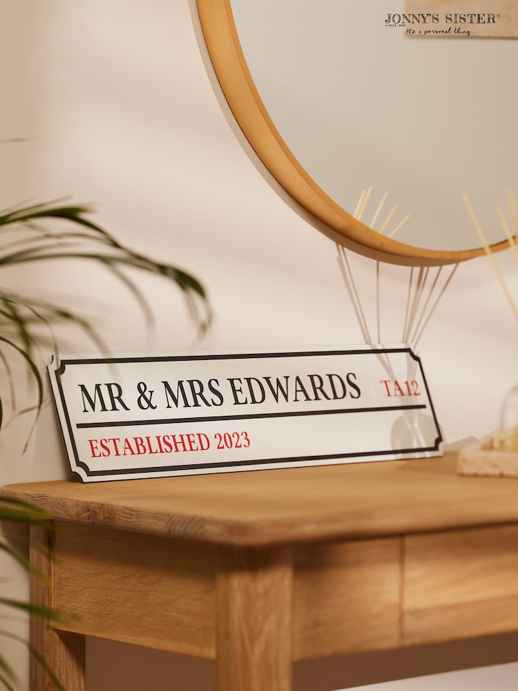 Personalised Couple’s Street Sign by Jonnys Sister - Image 5 of 5