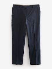 Barbour® Navy Slim Fit Seersucker Suit Trousers - Image 6 of 9