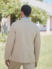 Barbour® Stone Slim Fit Herringbone Suit Jacket - Image 3 of 8