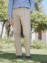 Barbour® Stone Slim Fit Herringbone Suit Trousers - Image 2 of 9