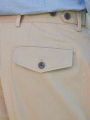Barbour® Stone Slim Fit Herringbone Suit Trousers - Image 5 of 9