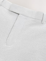 Barbour® Grey Slim Fit Striped Seersucker Suit Trousers - Image 10 of 11