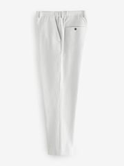 Barbour® Grey Slim Fit Striped Seersucker Suit Trousers - Image 8 of 11