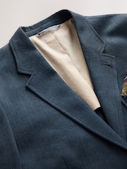 Barbour® Denim Slim Fit Suit Jacket - Image 9 of 11