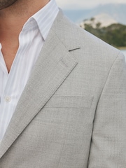 Barbour® Grey Slim Fit Wool Suit Jacket - Image 4 of 11