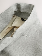 Barbour® Grey Slim Fit Wool Suit Jacket - Image 9 of 11