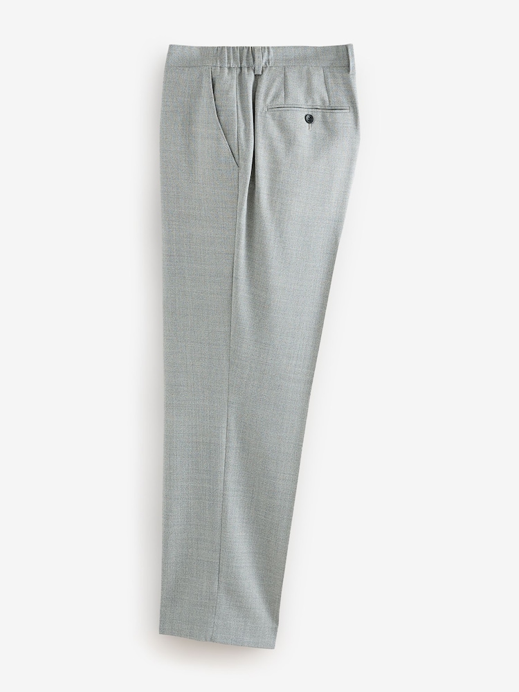 Barbour® Grey Slim Fit Wool Suit Trousers - Image 2 of 5