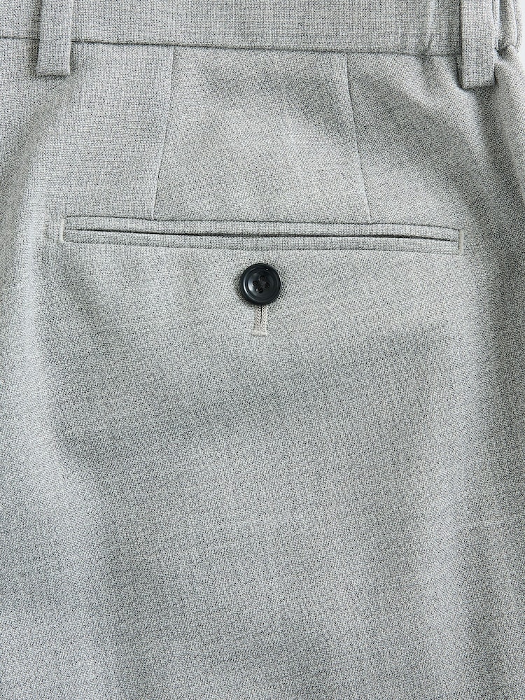 Barbour® Grey Slim Fit Wool Suit Trousers - Image 5 of 5