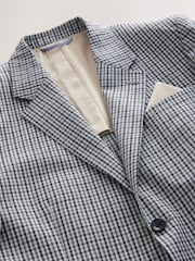 Barbour® Grey Gingham Pattern Slim Fit Suit Jacket - Image 12 of 18