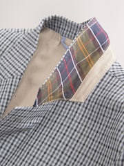 Barbour® Grey Gingham Pattern Slim Fit Suit Jacket - Image 13 of 18
