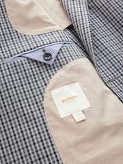 Barbour® Grey Gingham Pattern Slim Fit Suit Jacket - Image 16 of 18