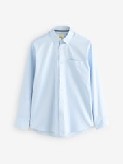 Barbour® Blue 100% Cotton Long Sleeve Oxford Shirt - Image 6 of 8
