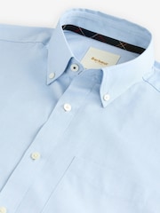 Barbour® Blue 100% Cotton Long Sleeve Oxford Shirt - Image 8 of 8