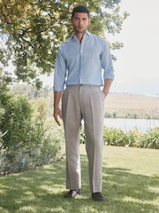 Barbour® Blue Long Sleeve Blend Shirt - Image 2 of 9