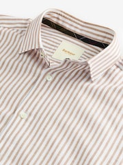 Barbour® Neutral Stripe Long Sleeve Blend Shirt - Image 7 of 7
