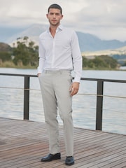 Barbour® Black/White Stripe 100% Cotton Long Sleeve Shirt - Image 2 of 9