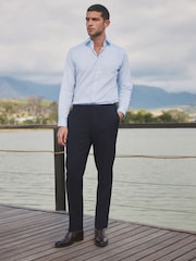 Barbour® Blue Stripe 100% Cotton Long Sleeve Shirt - Image 2 of 8
