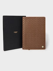 OSPREY LONDON Large The Woven Brown Notebook - Image 1 of 5
