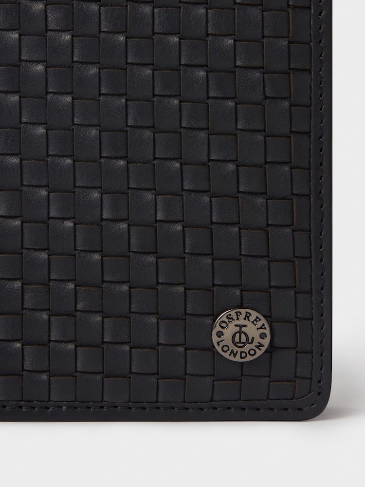 OSPREY LONDON Large The Woven Black Notebook - Image 5 of 5