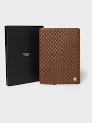 OSPREY LONDON Medium Brown The Woven Notebook - Image 1 of 5