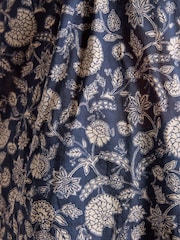 Joules Melissa Navy Short Sleeve Cotton Blouse - Image 5 of 8