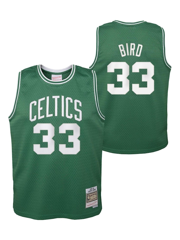 Fanatics Youth Green NBA Boston Celtics Road Hardwood Larry Bird Classics Jersey 1985-1986 - Image 1 of 3