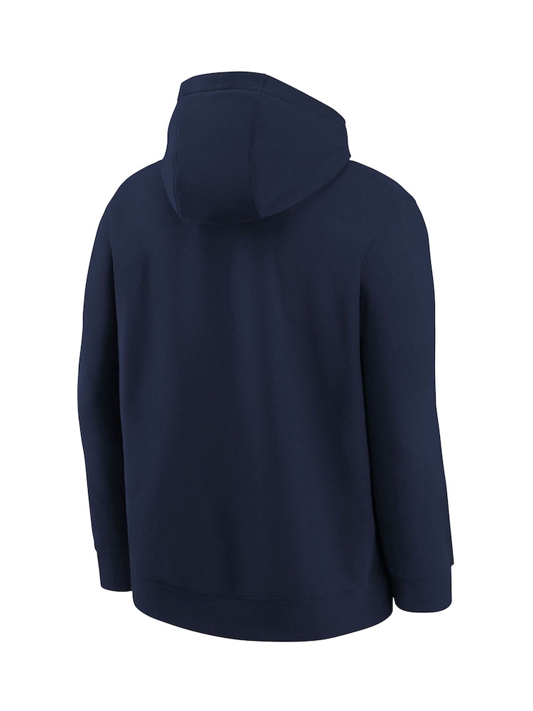 Fanatics Youth Blue MLB New York Yankees Club Fleece Club Stack Hoodie - Image 3 of 3