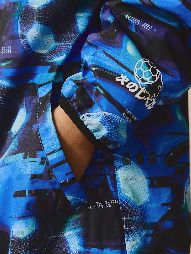 Blue Shower Resistant Cagoule Jacket (3-16yrs) - Image 6 of 11