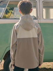 Neutral Waterproof Mesh Hooded Lined Anorak Jacket (3-16yrs) - Image 3 of 10