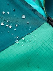 Green/Blue Waterproof Mesh Hooded Lined Anorak Jacket (3-16yrs) - Image 4 of 6