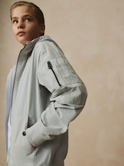 Grey Shower Resistant Utility Jacket (3-16yrs) - Image 5 of 11