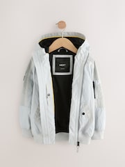Grey Shower Resistant Utility Jacket (3-16yrs) - Image 9 of 11