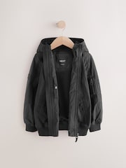Black Shower Resistant Utility Jacket (3-16yrs) - Image 1 of 5