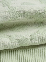 FatFace Light Green Floral Knitted Jumper - Image 13 of 13