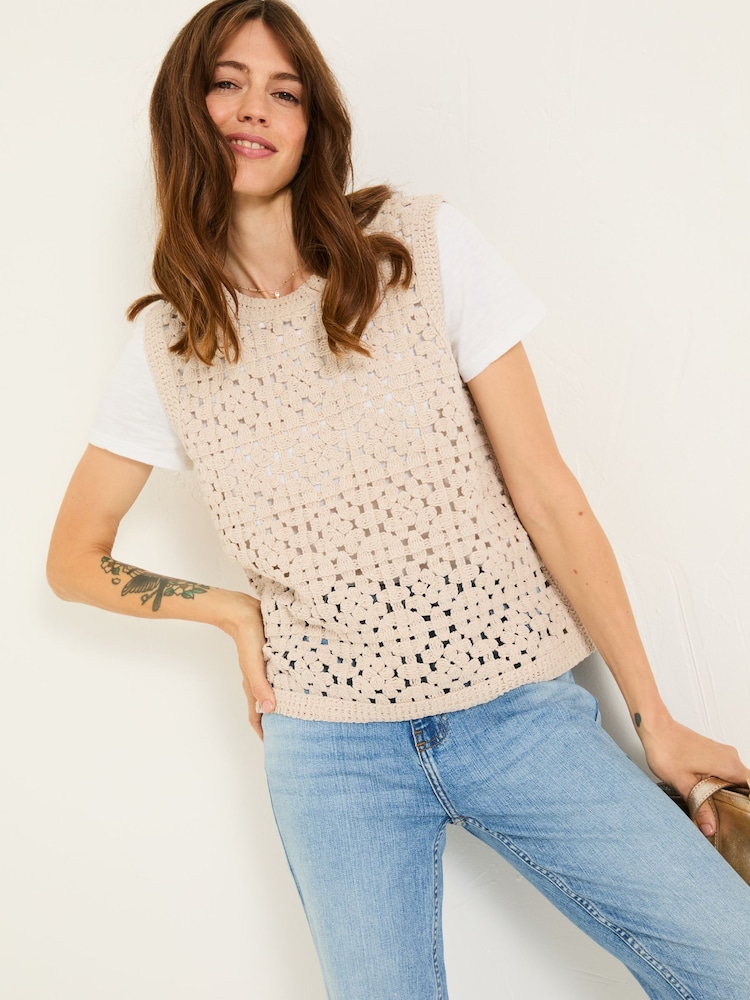 FatFace Finch Crochet Tank - Imagen 1 de 8 FatFace Finch Crochet Tank - Imagen 1 de 8