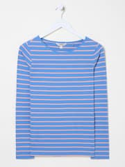 FatFace Multi 100% Cotton Long Sleeve Summer Breton T-Shirt - Image 10 of 10