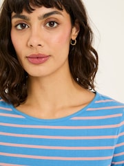 FatFace Multi 100% Cotton Long Sleeve Summer Breton T-Shirt - Image 4 of 10