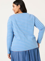 FatFace Multi 100% Cotton Long Sleeve Summer Breton T-Shirt - Image 6 of 10