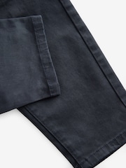 Navy Pleat Front Stretch Chino Trousers (3mths-7yrs) - Image 7 of 7