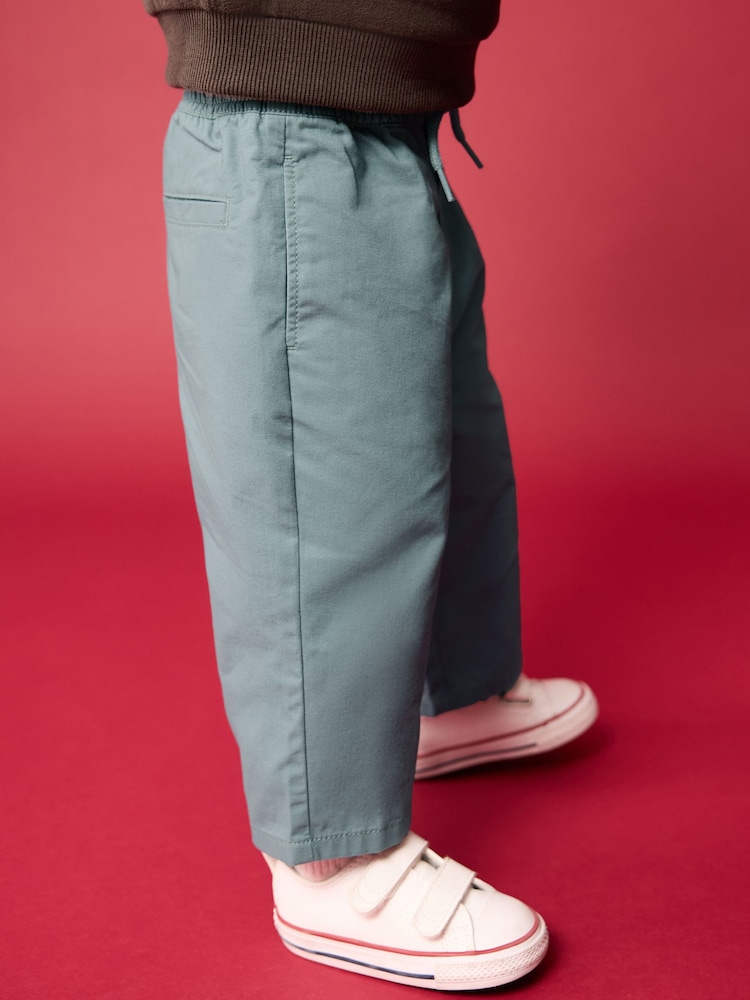 Pantalon Chino Bleu NEXT Garçon 3 Ans - Coton élastique, Taille élastique, Excellent état