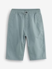 Blue Wide Leg 100% Cotton Chino Trousers with Elasticated Waist (3mths-7yrs) - Image 6 of 9