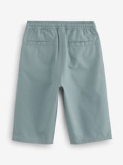 Blue Wide Leg 100% Cotton Chino Trousers with Elasticated Waist (3mths-7yrs) - Image 7 of 9
