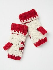 FatFace Red Snowflake Cuffs - Image 2 of 4