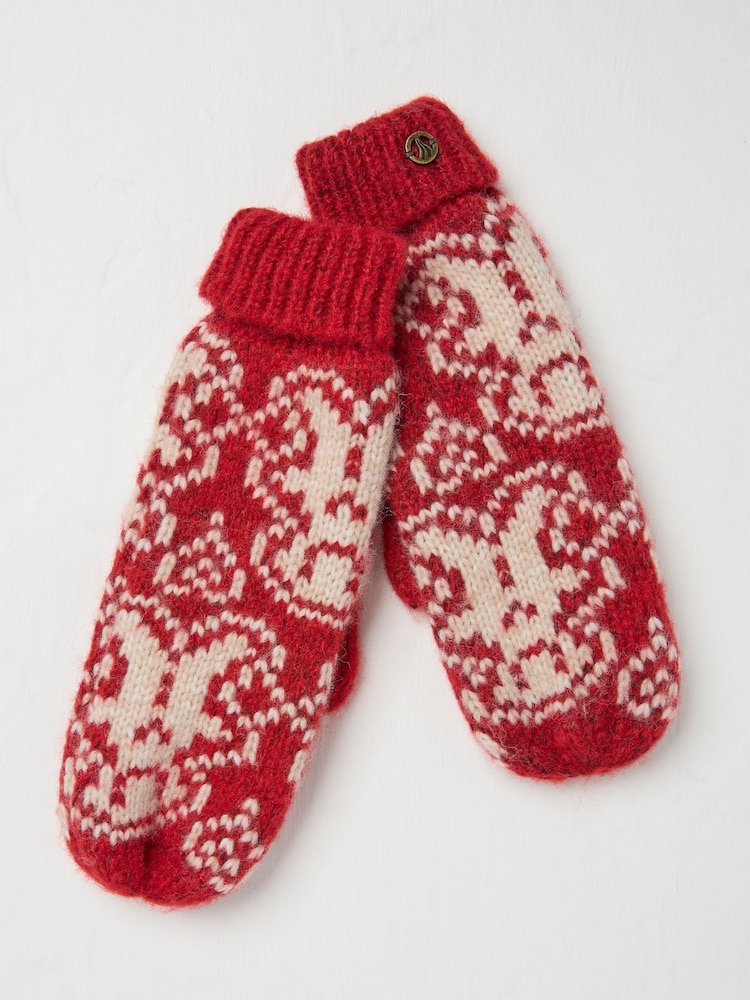 Red Gingerbread Mittens - Image 1 of 4