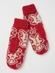 Red Gingerbread Mittens - Image 2 of 4