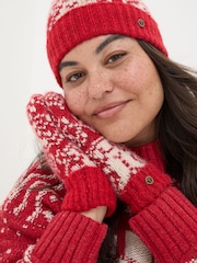 Red Gingerbread Mittens - Image 3 of 4