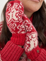 Red Gingerbread Mittens - Image 4 of 4